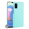 Image de Housse etui coque rigide simili cuir crocodile pour Samsung Galaxy A41 + film ecran - BLEU CLAIR -