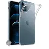 Image de Coque silicone gel fine pour Apple iPhone 12 / 12 Pro + verre trempe - TPU TRANSPARENT -