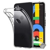 Image de Coque silicone gel fine pour Google Pixel 4a 4G + verre trempe - TPU TRANSPARENT -
