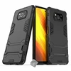 Image de Housse etui coque rigide anti choc pour Xiaomi Poco X3 NFC + film ecran - NOIR -