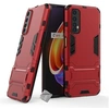 Image de Housse etui coque rigide anti choc pour Realme 7 + verre trempe - ROUGE -