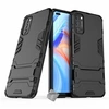 Image de Housse etui coque rigide anti choc pour Oppo Reno 4 5G + film ecran - NOIR -