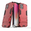 Image de Housse etui coque rigide anti choc pour Apple iPhone 12 Mini + verre trempe - ROUGE -