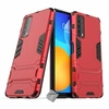 Image de Housse etui coque rigide anti choc pour Huawei P Smart (2021) + film ecran - ROUGE -