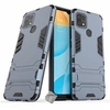 Image de Housse etui coque rigide anti choc pour Oppo A15 + film ecran - BLEU FONCE -