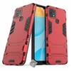 Image de Housse etui coque rigide anti choc pour Oppo A15 + film ecran - ROUGE -