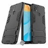 Image de Housse etui coque rigide anti choc pour Oppo A15 + verre trempe - NOIR -