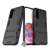 Image de Housse etui coque rigide anti choc pour Samsung Galaxy S21 5G + verre trempe - NOIR -