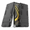 Image de Housse etui coque rigide anti choc pour Xiaomi Redmi 9T + verre trempe - NOIR -
