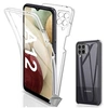 Image de Coque silicone gel fine 360 integrale (avant et arriere) pour Samsung Galaxy A12 / M12 + film ecran - TRANSPARENT -
