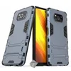 Image de Housse etui coque rigide anti choc pour Xiaomi Poco X3 Pro + film ecran - BLEU FONCE -