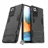 Image de Housse etui coque rigide anti choc pour Xiaomi Redmi Note 10 Pro + verre trempe - NOIR -