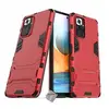 Image de Housse etui coque rigide anti choc pour Xiaomi Redmi Note 10 Pro + verre trempe - ROUGE -