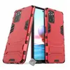 Image de Housse etui coque rigide anti choc pour Xiaomi Redmi Note 10 4G + film ecran - ROUGE -