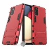 Image de Housse etui coque rigide anti choc pour Samsung Galaxy A02s + film ecran - ROUGE -