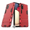 Image de Housse etui coque rigide anti choc pour Samsung Galaxy A02s + verre trempe - ROUGE -