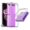 Image de Housse etui coque rigide pour Samsung Galaxy Z Flip / Z Flip 5G - TRANSPARENT -