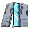 Image de Housse etui coque rigide anti choc pour OnePlus 8T + verre trempe - BLEU FONCE -