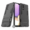 Image de Housse etui coque rigide anti choc pour Samsung Galaxy A32 4G + verre trempe - NOIR -