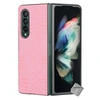 Image de Housse etui coque rigide simili cuir crocodile pour Samsung Galaxy Z Fold 3 5G - ROSE -