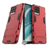 Image de Housse etui coque rigide anti choc pour Realme 8 4G / 8 Pro + verre trempe - ROUGE -