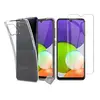 Image de Coque silicone gel fine pour Samsung Galaxy A22 4G + film ecran - TPU TRANSPARENT -