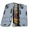Image de Housse etui coque rigide anti choc pour Apple iPhone 13 Mini + film ecran - BLEU FONCE -