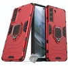Image de Housse etui coque rigide anti choc pour Samsung Galaxy S21 FE 5G + film ecran - ROUGE -