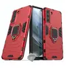 Image de Housse etui coque rigide anti choc pour Samsung Galaxy S21 FE 5G + verre trempe - ROUGE -
