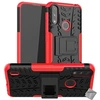 Image de Housse etui coque rigide anti choc pour Motorola Moto E7i Power + verre trempe - ROUGE -
