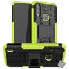 Image de Housse etui coque rigide anti choc pour Motorola Moto E7i Power + verre trempe - VERT -