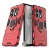 Image de Housse etui coque rigide anti choc pour OnePlus 10 Pro 5G + verre trempe - ROUGE -