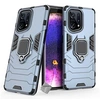 Image de Housse etui coque rigide anti choc pour Oppo Find X5 5G + verre trempe - BLEU FONCE -