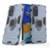 Image de Housse etui coque rigide anti choc pour Xiaomi Redmi Note 11 4G / Redmi Note 11S + verre trempe - BLEU FONCE -