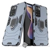 Image de Housse etui coque rigide anti choc pour Xiaomi Redmi Note 11 Pro+ Plus 5G + verre trempe - BLEU FONCE -
