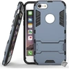 Image de Housse etui coque rigide anti choc pour Apple iPhone SE (2022) + verre trempe - BLEU FONCE -