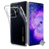 Image de Coque silicone gel fine pour Oppo Find X5 5G + verre trempe - TPU TRANSPARENT -