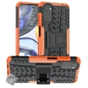 Image de Housse etui coque rigide anti choc pour Motorola Moto G22 / E32 / E32s + film ecran - ORANGE -