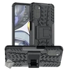 Image de Housse etui coque rigide anti choc pour Motorola Moto G22 / E32 / E32s + verre trempe - NOIR -