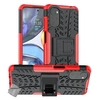 Image de Housse etui coque rigide anti choc pour Motorola Moto G22 / E32 / E32s + verre trempe - ROUGE -