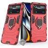 Image de Housse etui coque rigide anti choc pour Xiaomi Poco X4 Pro 5G + verre trempe - ROUGE -