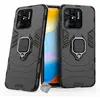 Image de Housse etui coque rigide anti choc pour Xiaomi Redmi 10C + verre trempe - NOIR -