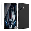 Image de Coque pour Xiaomi Poco F4 GT 5G - housse etui silicone gel fine + film ecran - NOIR -
