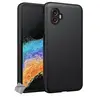 Image de Coque pour Samsung Galaxy Xcover 6 Pro - housse etui silicone gel fine + verre trempe - NOIR -