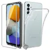 Image de Coque pour Samsung Galaxy M13 4G / M23 5G - housse etui silicone gel fine + verre trempe - TRANSPARENT TPU -