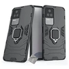 Image de Coque pour Xiaomi Poco F4 5G - housse etui rigide anti choc + verre trempe - NOIR -