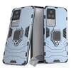 Image de Coque pour Xiaomi Poco F4 5G - housse etui rigide anti choc + verre trempe - BLEU FONCE -