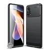 Image de Coque pour Xiaomi Poco X4 Pro 5G - housse etui silicone gel carbone + verre trempe - NOIR -