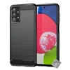 Image de Coque pour Samsung Galaxy A23 4G / 5G - housse etui silicone gel carbone + film ecran - NOIR -