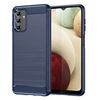 Image de Coque pour Samsung Galaxy A13 4G / 5G - housse etui silicone gel carbone + film ecran - BLEU FONCE -